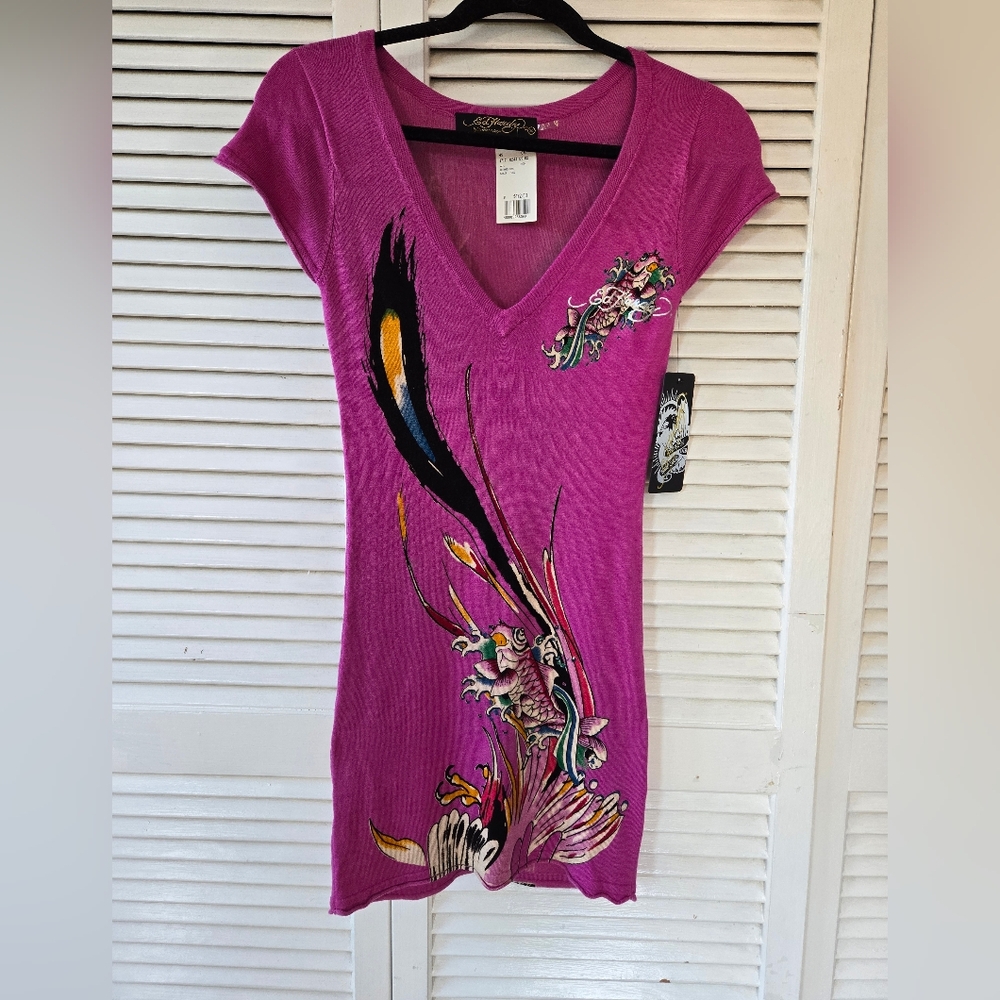 Ed Hardy Love Azalea Dress. Size Small